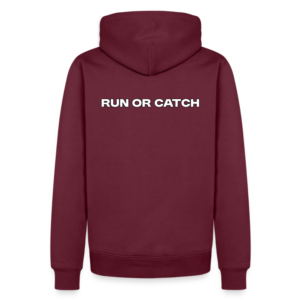 Männer Premium Hoodie - Burgunderrot