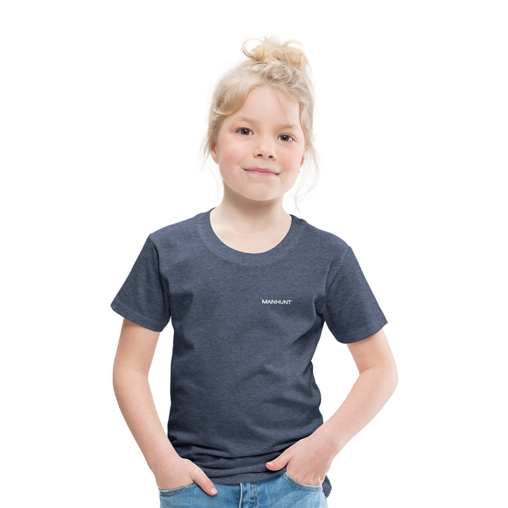 MANHUNT Staffel 2 - T - Shirt Kinder - Blau meliert