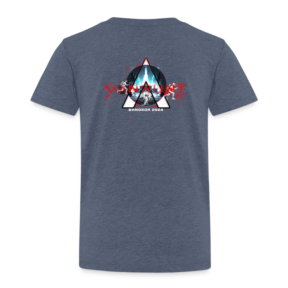 MANHUNT Staffel 2 - T - Shirt Kinder - Blau meliert