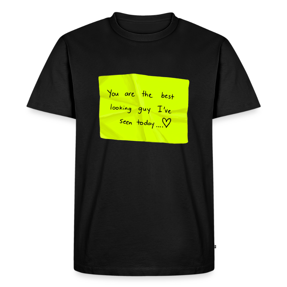Männer - Funny Shirt - Most looking guy - Schwarz