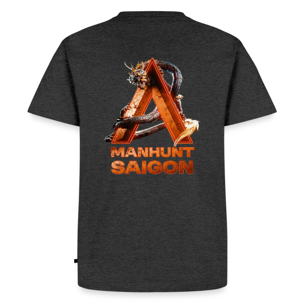 SAIGON - Männer Premium T - Shirt - Anthrazit meliert