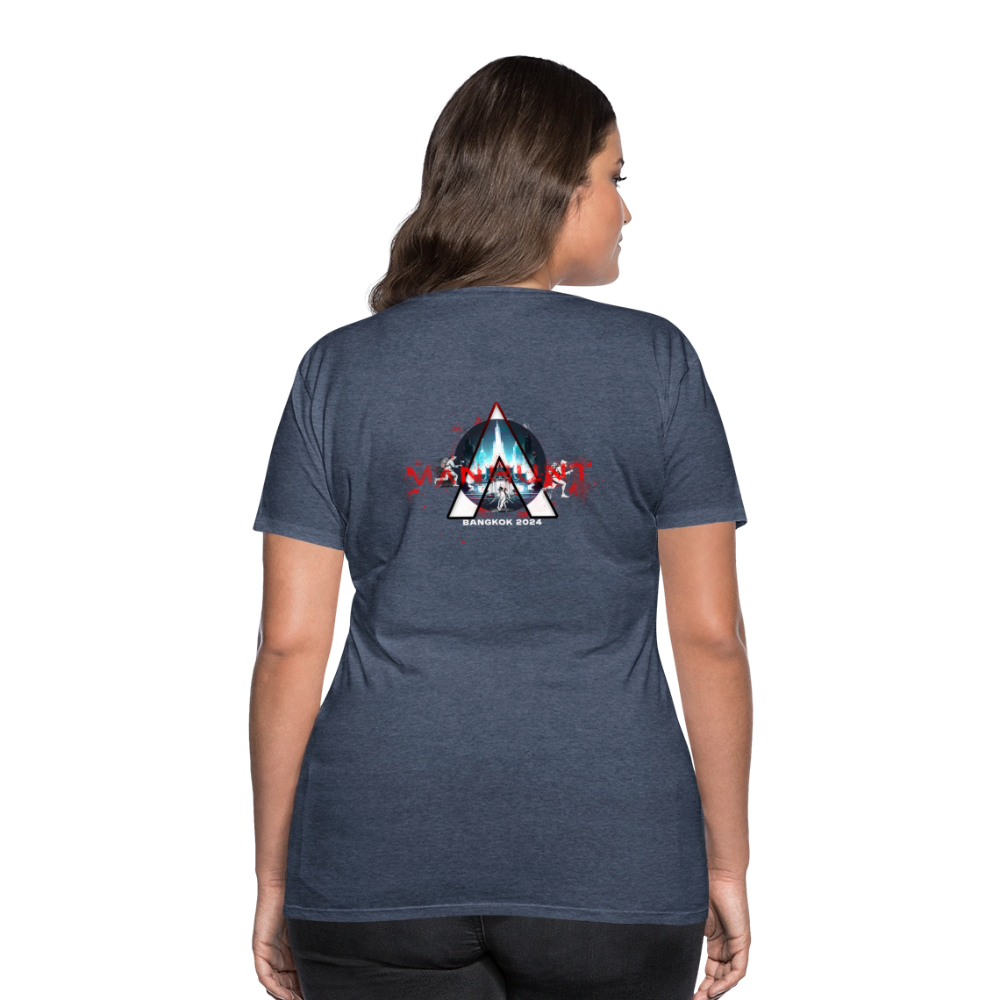 MANHUNT Staffel 2 - T - Shirt Frauen - Blau meliert
