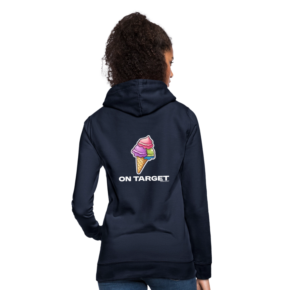 Hoodie - Ice on Target Frauen - Navy