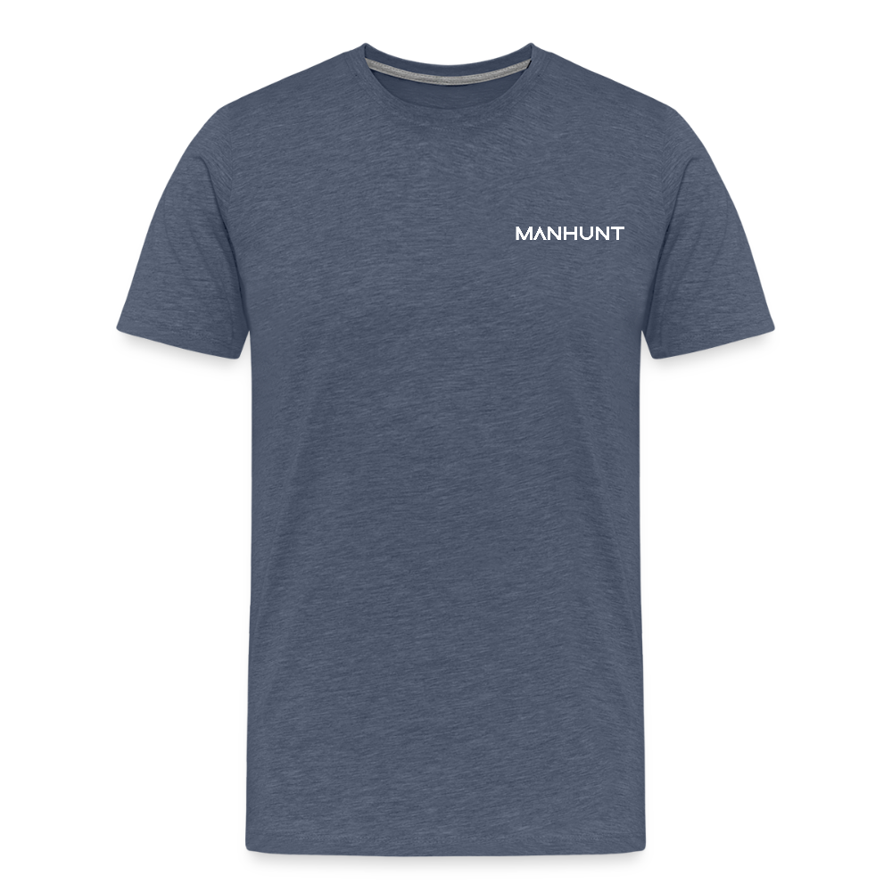 MANHUNT Staffel 2 - T - Shirt Männer - Blau meliert