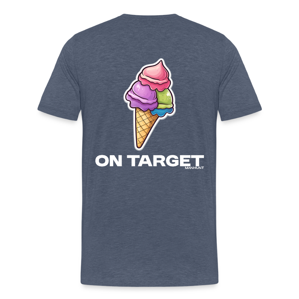 Ice on Target - Blau meliert