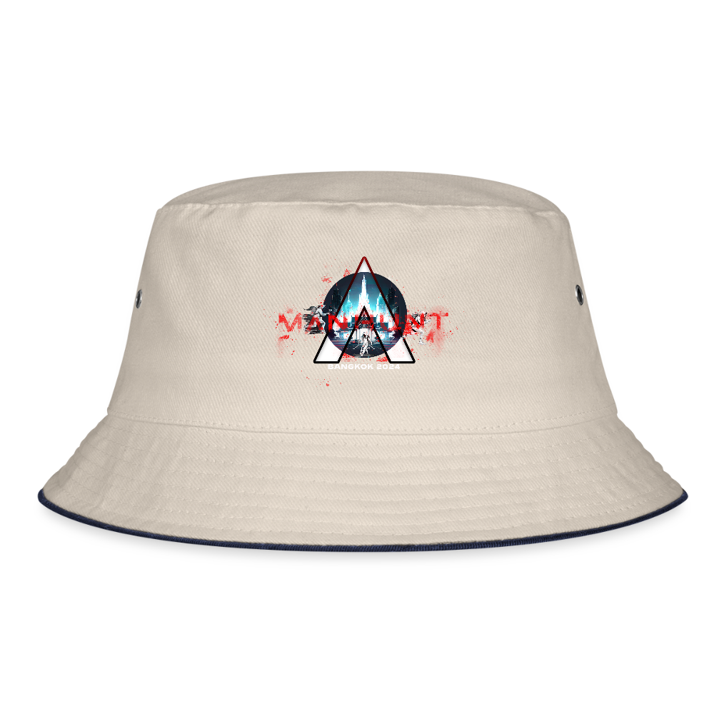 MANHUNT - Hat - Natur/Navy
