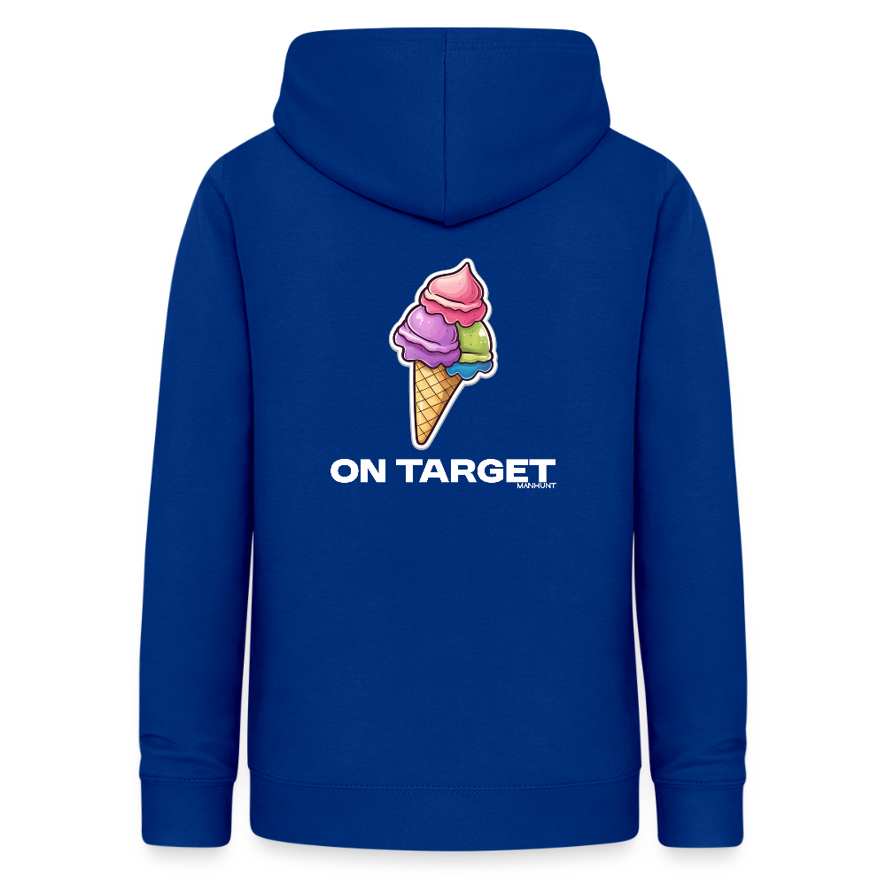 Hoodie - Ice on Target Frauen - Royalblau