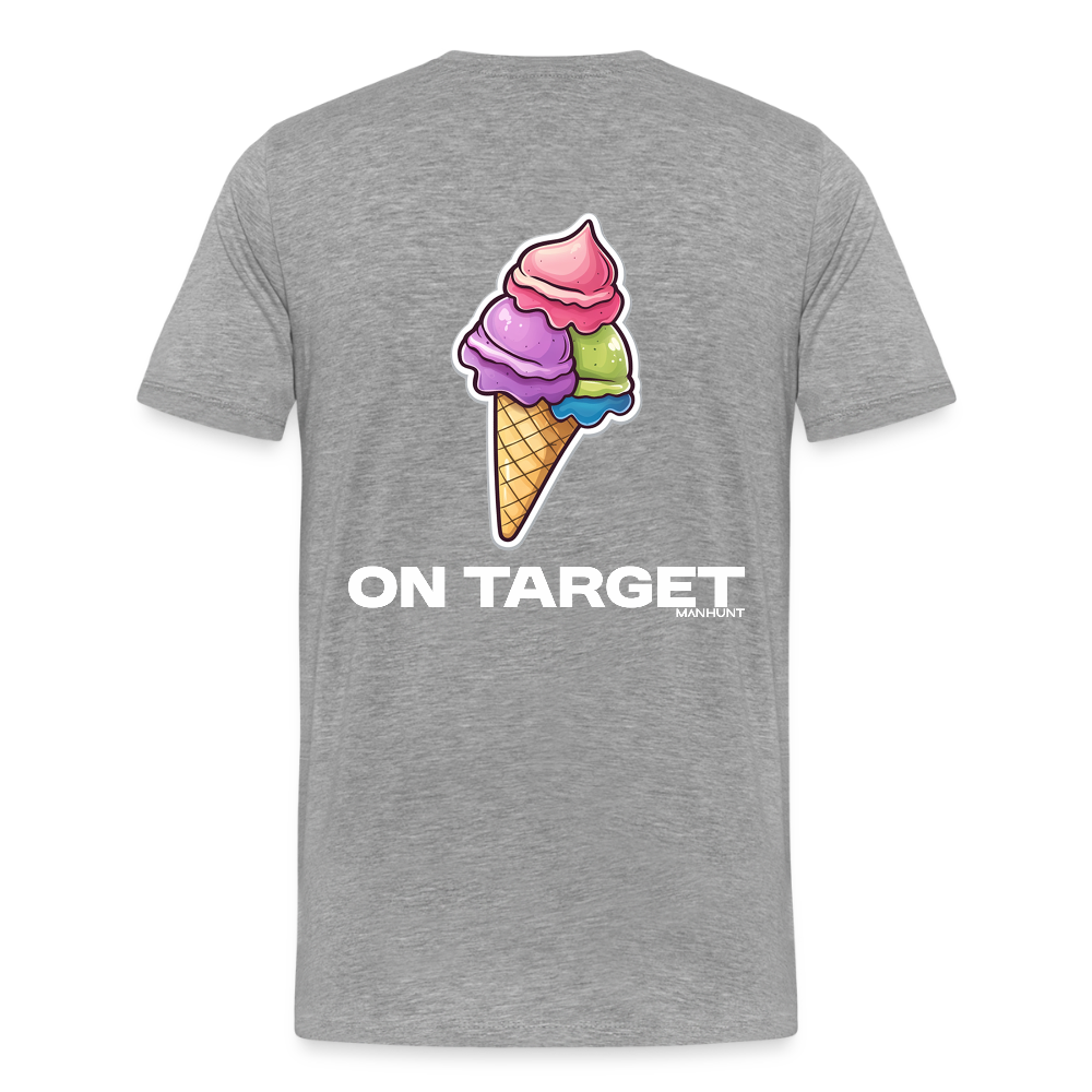 Ice on Target - Grau meliert