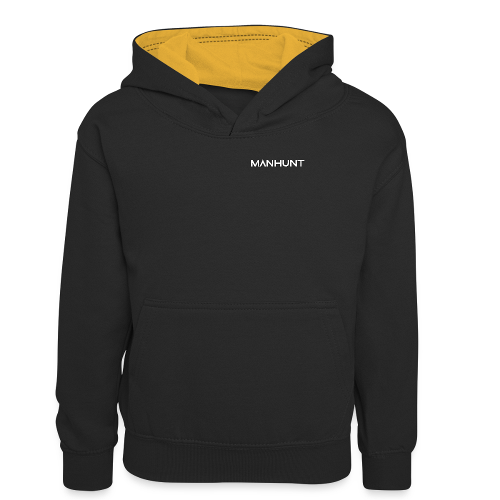 Hoodie - Ice on Target Teenager - Schwarz/Gold