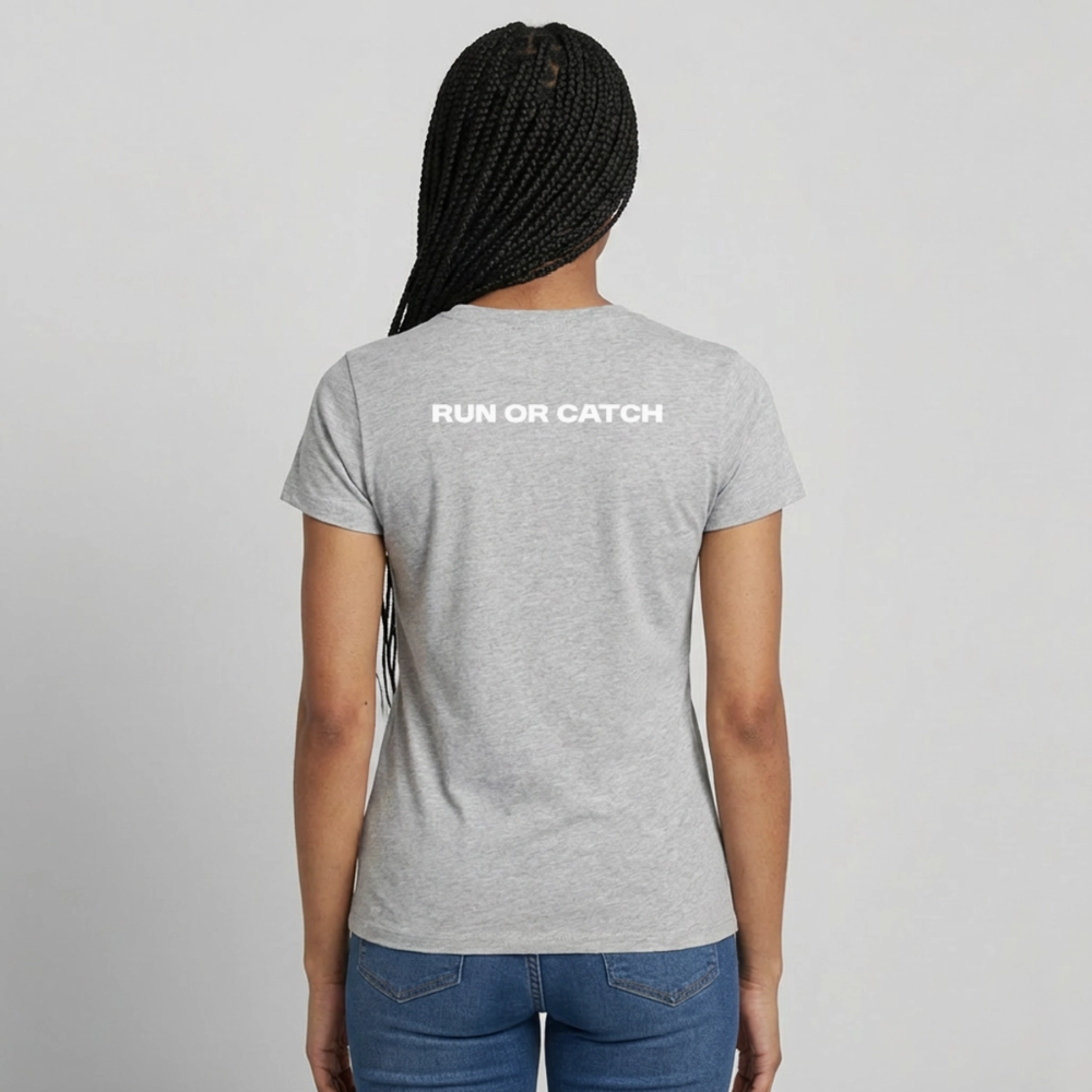 Frauen T-Shirt - Grau meliert