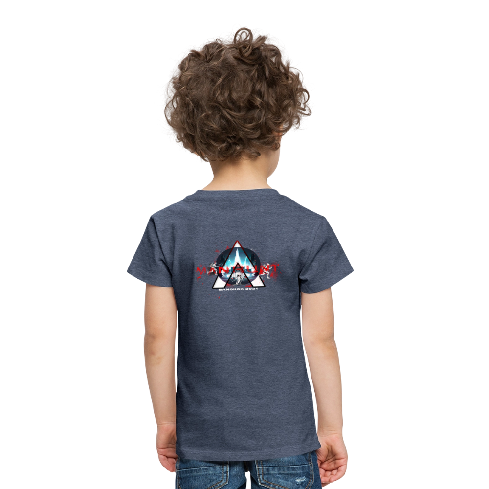 MANHUNT Staffel 2 - T - Shirt Kinder - Blau meliert