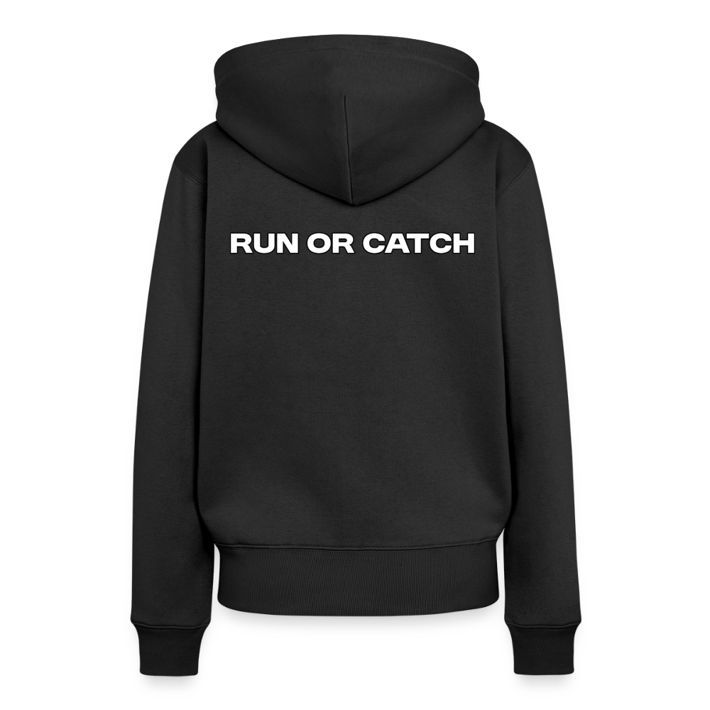 Frauen Premium Hoodie - Schwarz