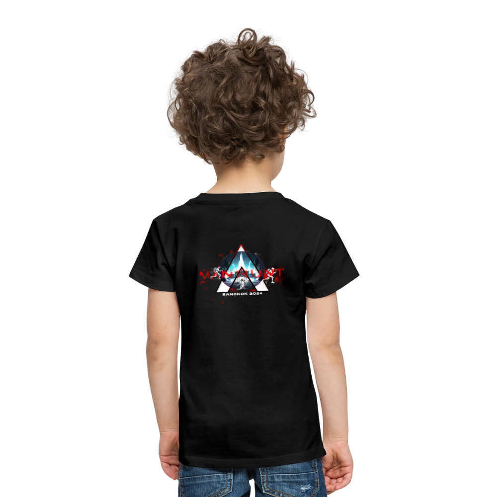 MANHUNT Staffel 2 - T - Shirt Kinder - Schwarz