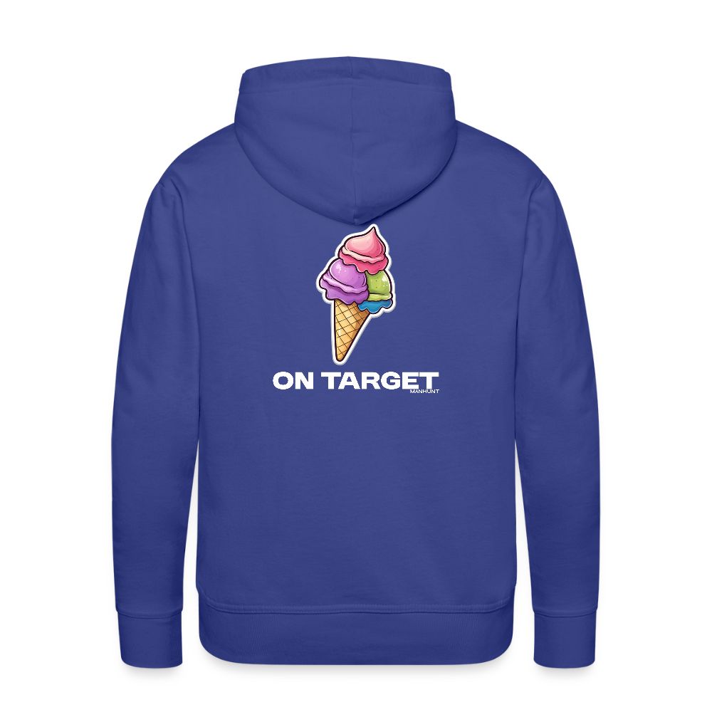 Hoodie - Ice on Target Männer - Königsblau
