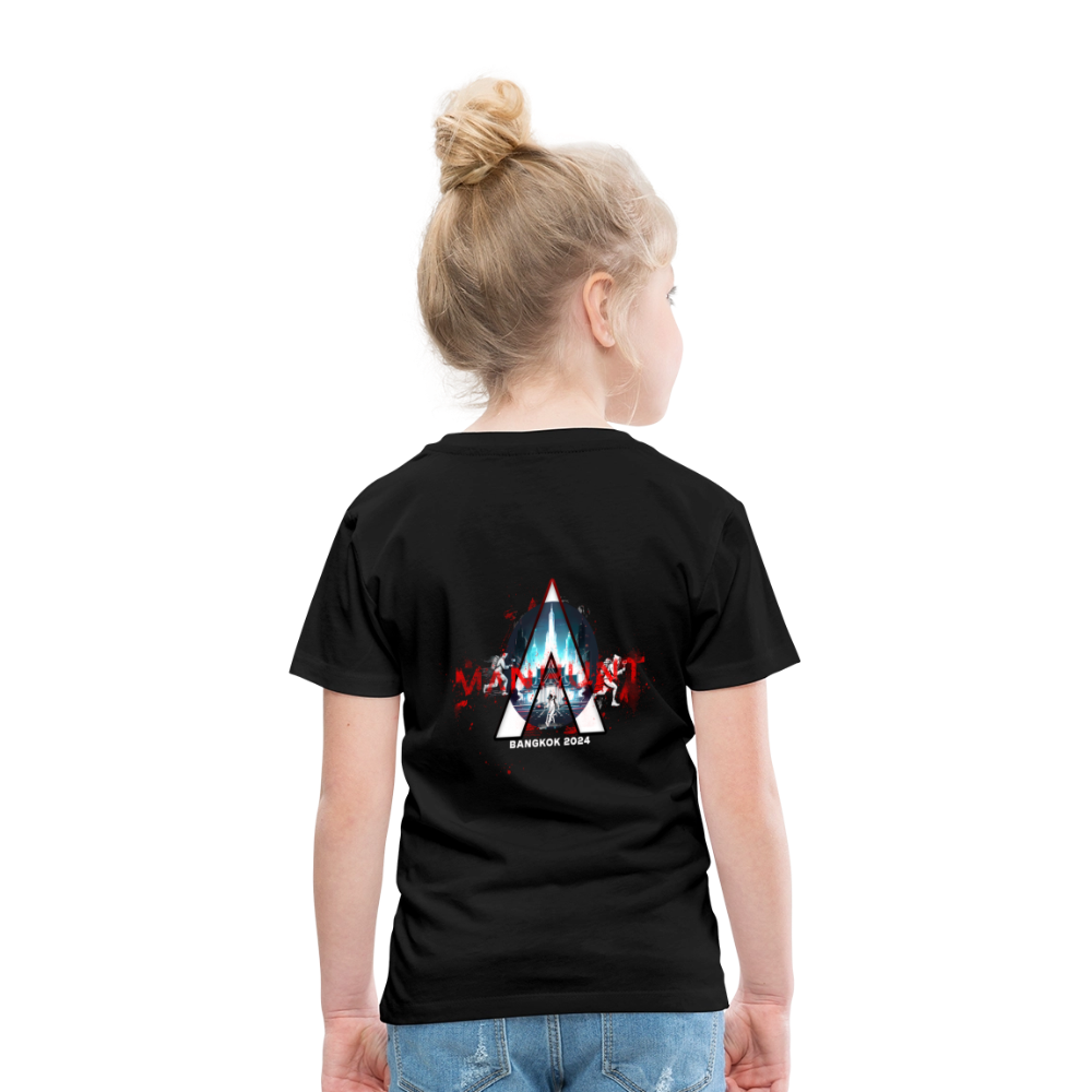 MANHUNT Staffel 2 - T - Shirt Kinder - Schwarz