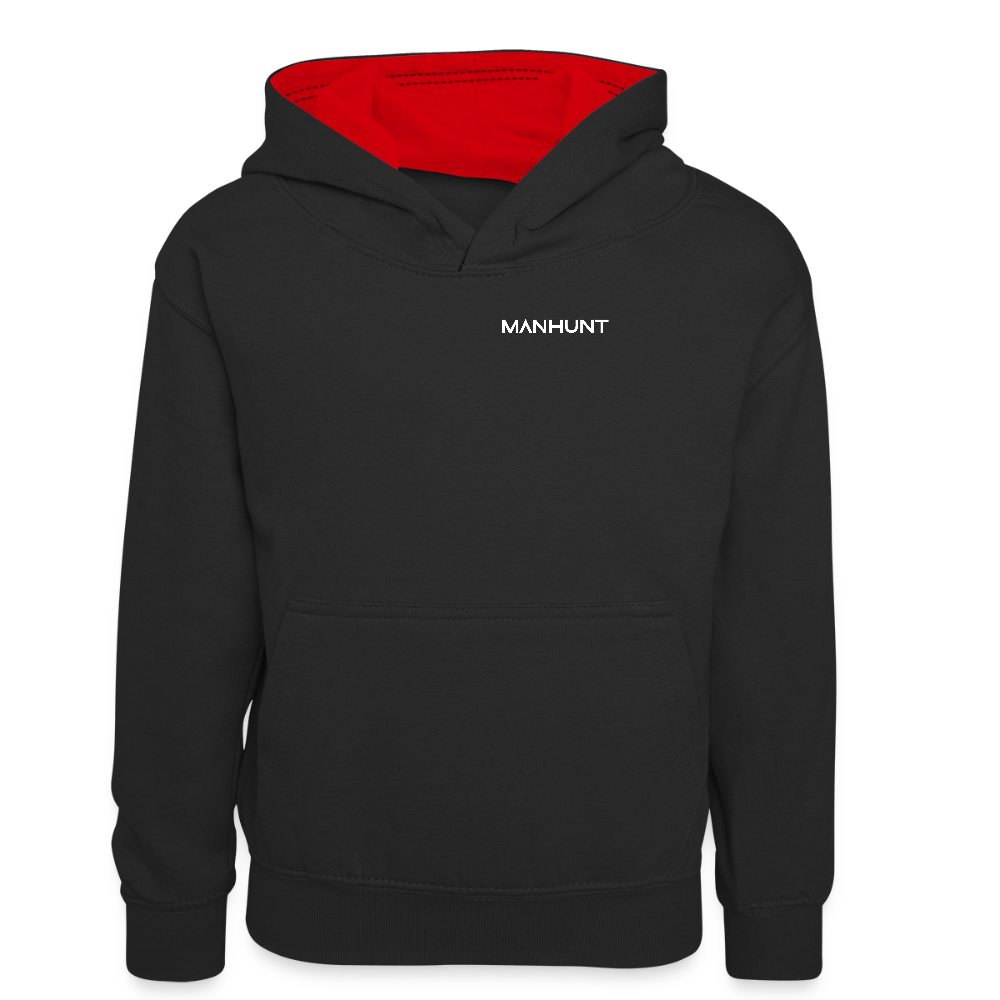 Hoodie - Ice on Target Teenager - Schwarz/Rot