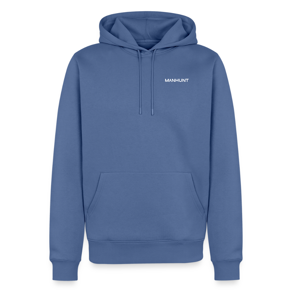 Hoodie - Ice on Target Männer - Taubenblau