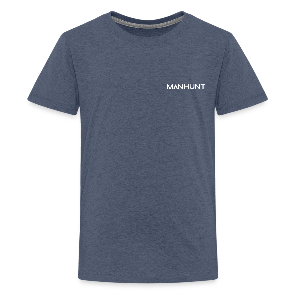 MANHUNT Staffel 2 - T - Shirt Teenager - Blau meliert