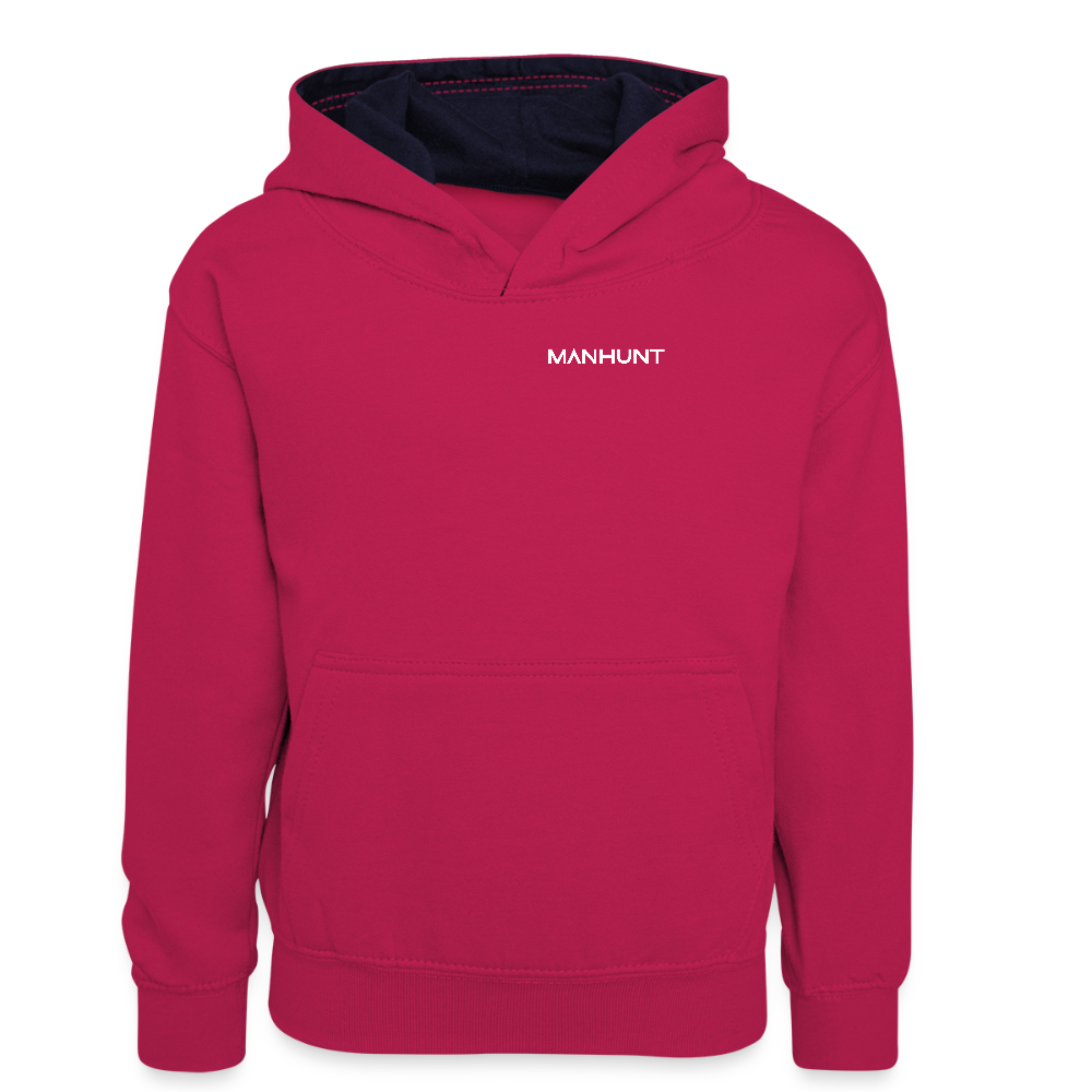 Hoodie - Ice on Target Teenager - Pink/Navy