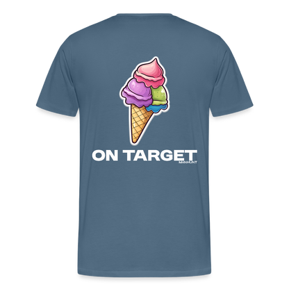 Ice on Target - Blaugrau