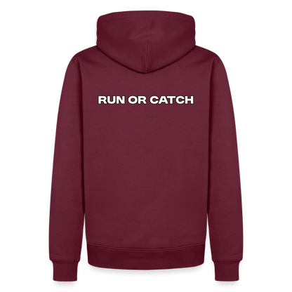 Männer Premium Hoodie - Burgunderrot