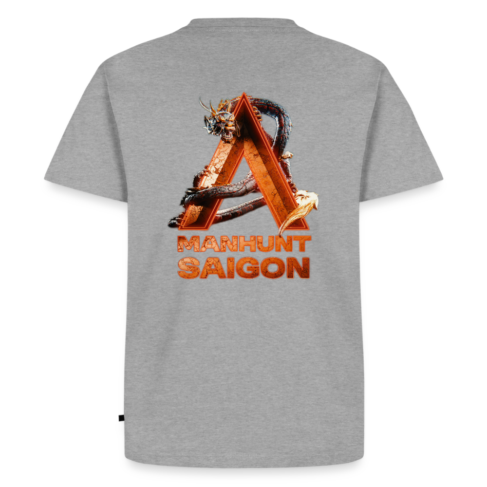 SAIGON - Männer Premium T - Shirt - Grau meliert