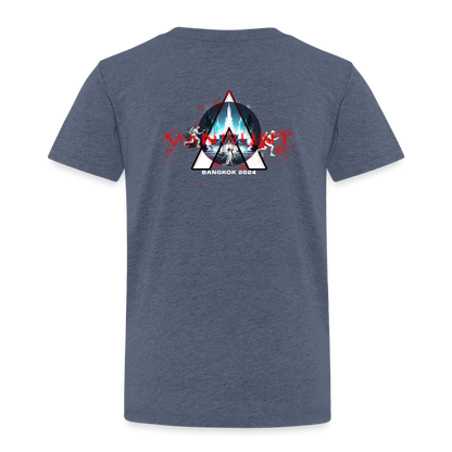 MANHUNT Staffel 2 - T - Shirt Kinder - Blau meliert
