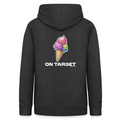 Hoodie - Ice on Target Frauen - Anthrazit