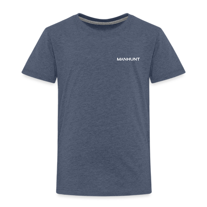 MANHUNT Staffel 2 - T - Shirt Kinder - Blau meliert