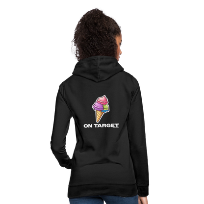 Hoodie - Ice on Target Frauen - Schwarz