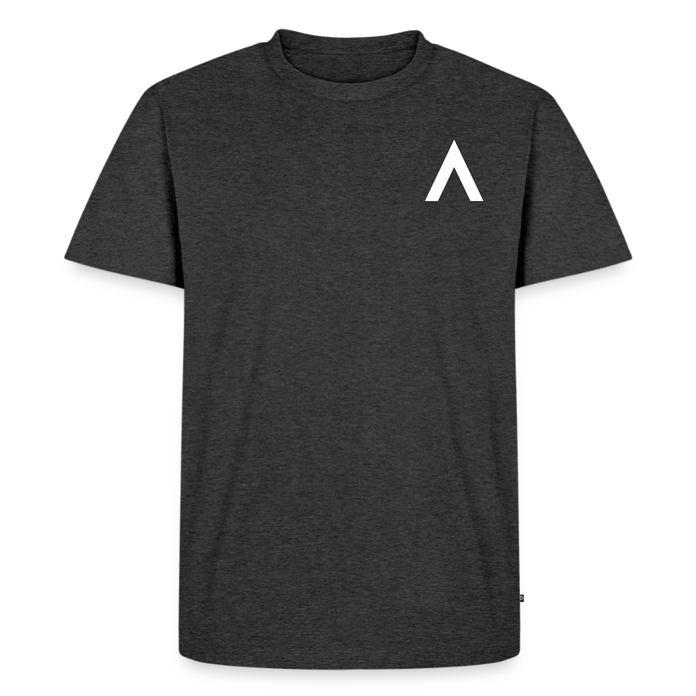Männer Premium T - Shirt - Anthrazit meliert