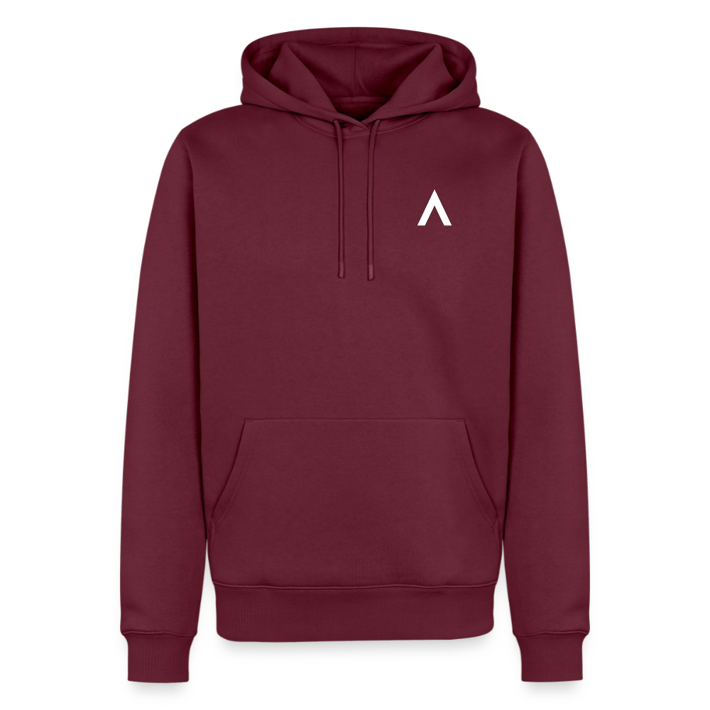 Männer Premium Hoodie - Burgunderrot
