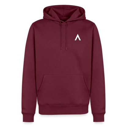 Männer Premium Hoodie - Burgunderrot