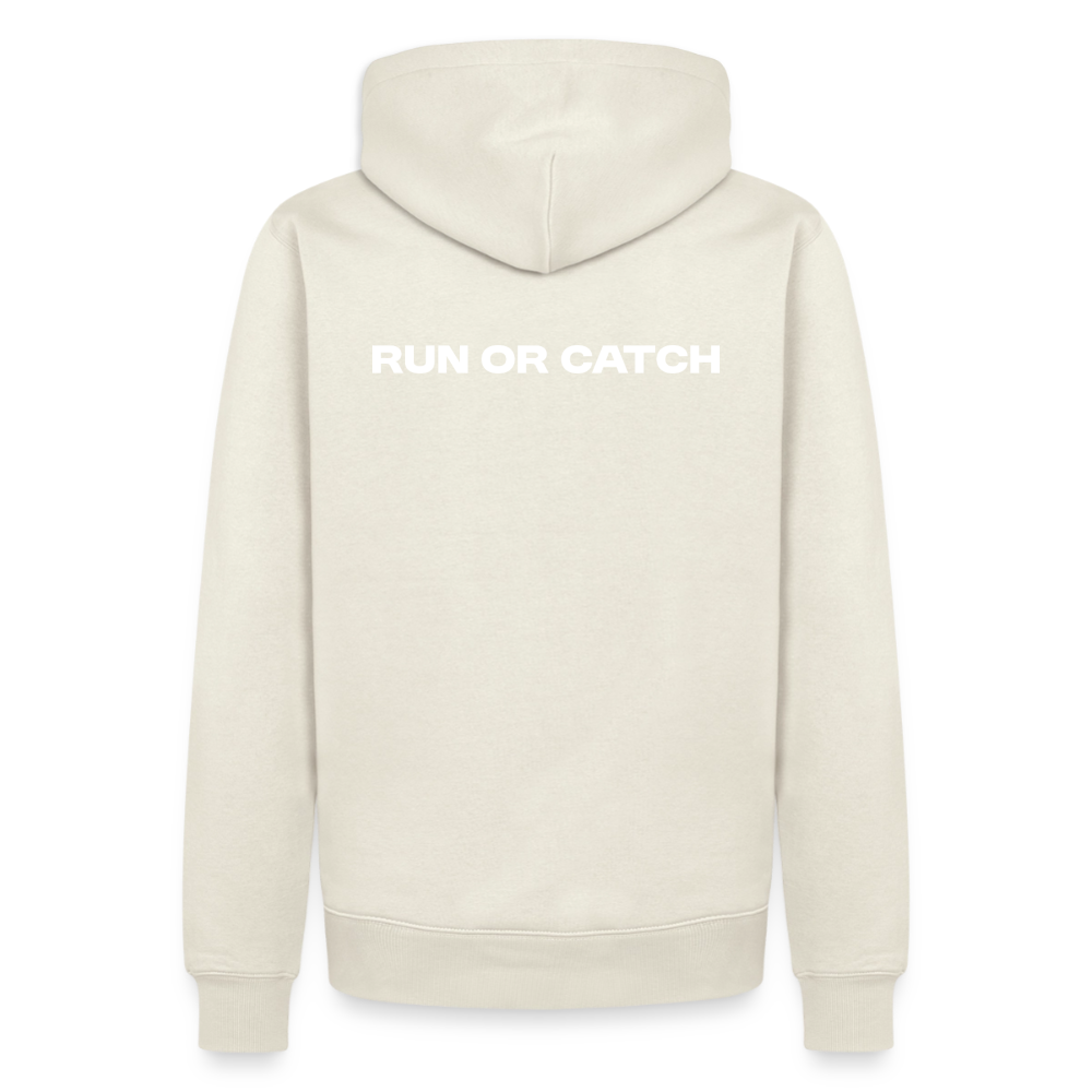 Männer Premium Hoodie - Naturweiß