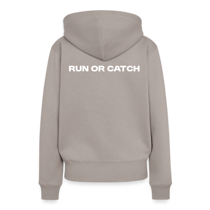 Frauen Premium Hoodie - Taupe