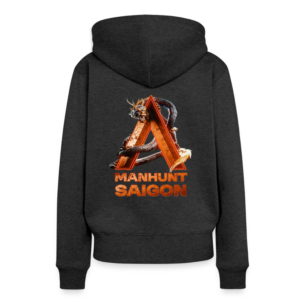 SAIGON 2026 - Frauen Premium Hoodie - Anthrazit meliert
