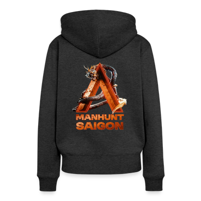 SAIGON 2026 - Frauen Premium Hoodie - Anthrazit meliert