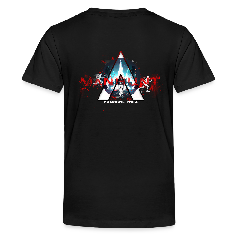MANHUNT Staffel 2 - T - Shirt Teenager - Schwarz