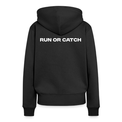 Frauen Premium Hoodie - Schwarz