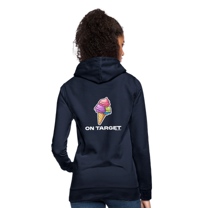 Hoodie - Ice on Target Frauen - Navy