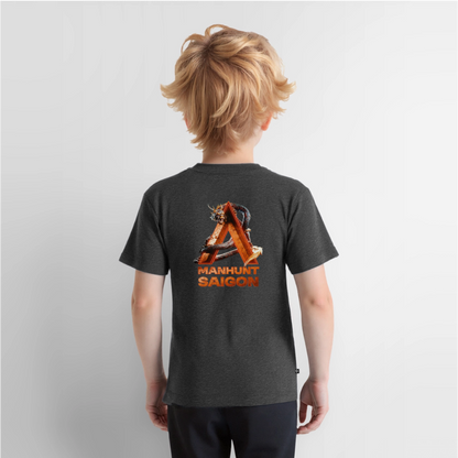 SAIGON 2026 - Manhunt Kinder T- Shirt - Anthrazit meliert