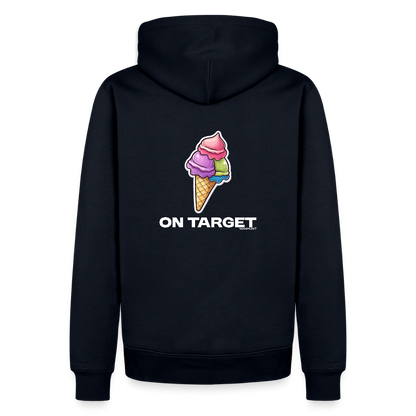 Hoodie - Ice on Target Männer - Navy