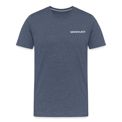 MANHUNT Staffel 2 - T - Shirt Männer - Blau meliert