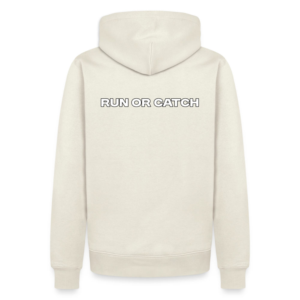 Männer Premium Hoodie - Naturweiß