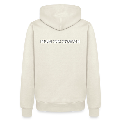 Männer Premium Hoodie - Naturweiß