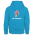 Hoodie - Ice on Target Teenager - Pfauenblau/Grau meliert