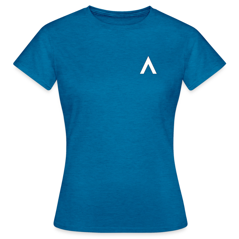 Frauen T-Shirt - Antikblaues Saphir meliert