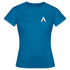 Frauen T-Shirt - Antikblaues Saphir meliert