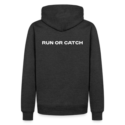 Männer Premium Hoodie - Anthrazit meliert