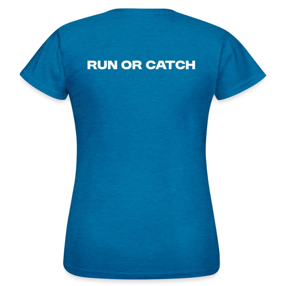Frauen T-Shirt - Antikblaues Saphir meliert